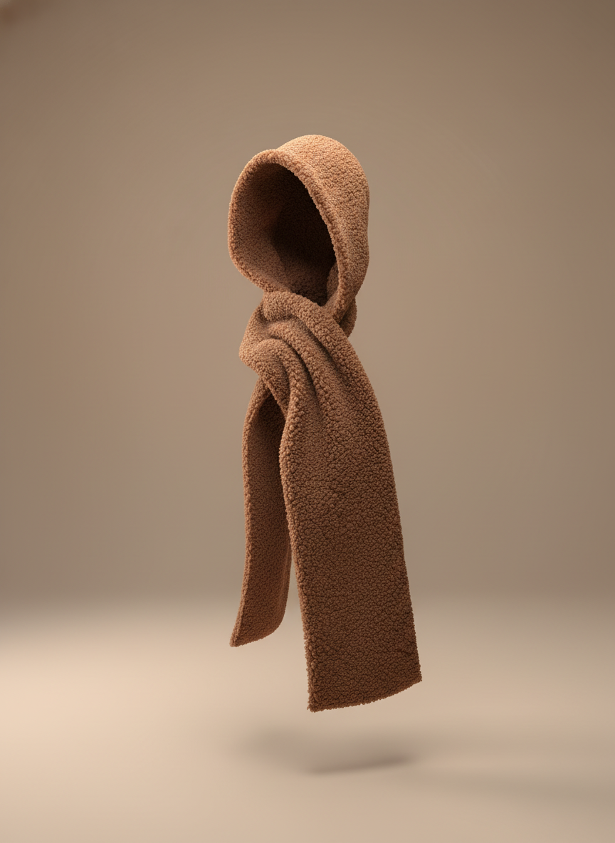 The Isha reversible hood scarf