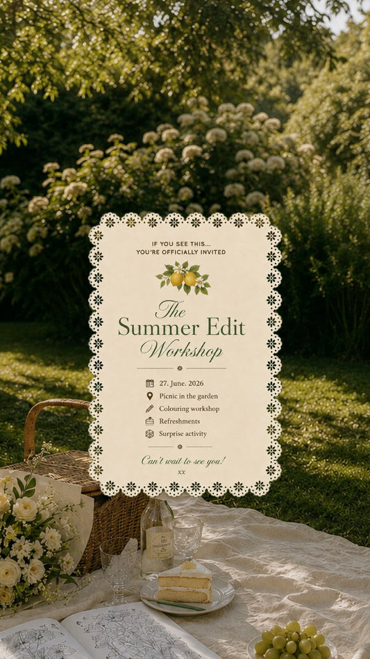 Picnic Workshop | Coloring, Connection & Summer Vibes