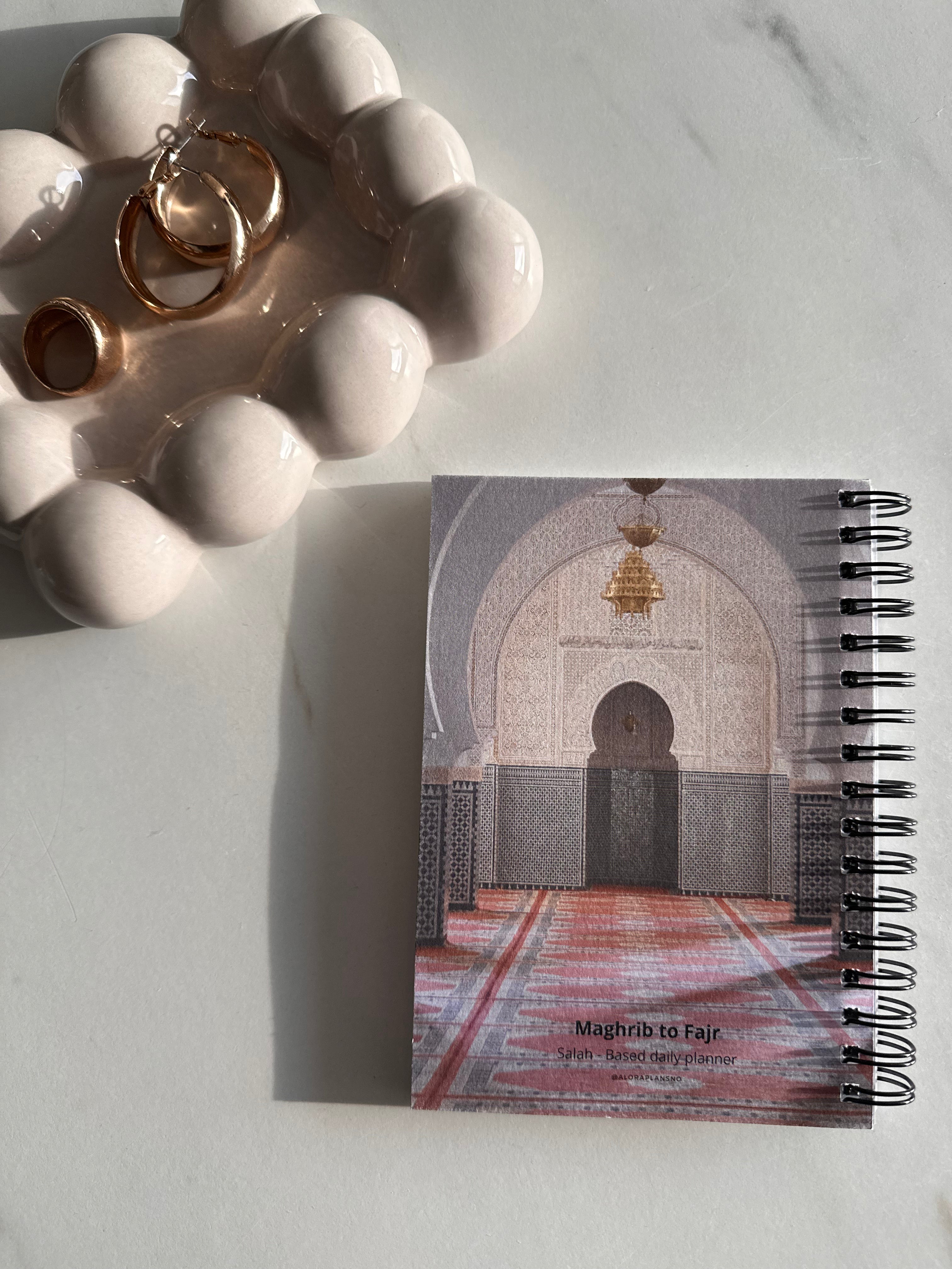 Maghrib to Asr - salah based daily planner A6